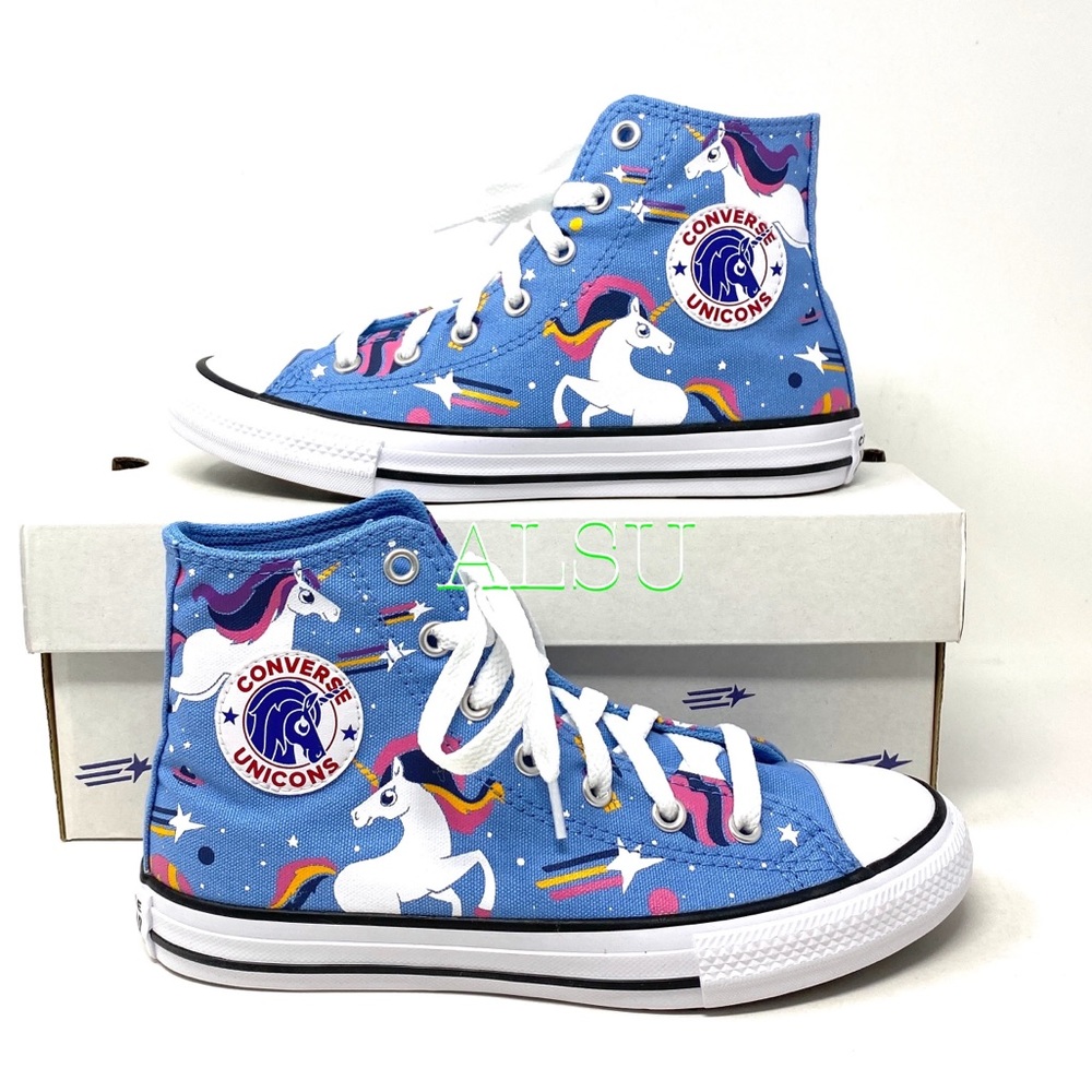 Converse Unicorn Ctas Canvas High Light Blue Kid’s - Picture 3 of 10